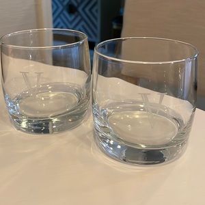 Personalized Heavy Based Whiskey Glass set of 2